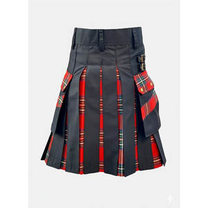 Kilt utilitaire hybride pour hommes / Kilt écossais plissé moderne en tartan Royal Stewart 2026 - Product Image 4