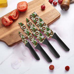 Juego de Cuchillos de Chef con Hoja de Cerámica de Diseño Nuevo y Lujoso, con Soporte de Plástico y Caja de Regalo para Ocasiones Especiales, Presentación Premium, Envío Gratis - Product Image 3