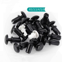 Rivets aveugles en nylon PA66 de type R, noirs, R2 R3 R4 R5 R6, classe 4.8 et 6.8, pour fixation de cartes de circuits imprimés, châssis et armoires