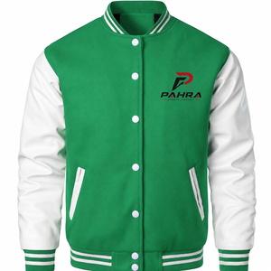 Custom Logo <b>Letterman</b> <b>Jackets</b> OEM Varsity <b>Jacket</b> High Quality Wool & PU Leather Winter Baseball <b>Jacket</b> for Men Women - Product Image 2