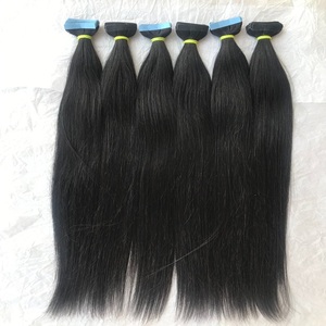 100% templo indio Virgen sin trama color natural negro paquetes proveedor sin procesar extensiones de cabello humano paquetes 100 gramos - Product Image 4