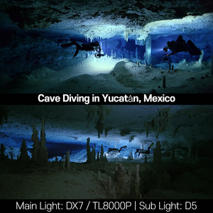 Linterna de Búsqueda LED ZeroBeam DX7 IPX8 Resistente al Agua de 12 W, 11000 Lúmenes, Alcance de Haz de 726 m, Recargable, Linterna Subacuática para Buceo y Pesca - Product Image 5