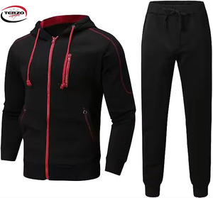 Hombre Fitness Jogger Transpirable Cómodo Ligero Color Sólido Invierno Chándal Logotipo Personalizado Bajo MOQ XL Etiqueta Privada Barato - Product Image 3