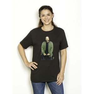 Camiseta Negra KC Photo Tee 100% Algodón Transpirable Oversize con Logotipo, Peso de Tela 180g, Camisetas Estampadas de Diseñador - Product Image 2