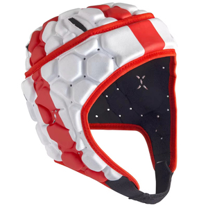 Casco da Football Americano Imbottito Softshell Best Seller, Design Mezza Faccia con <span class=keywords><strong>Bandiera</strong></span>, con Protezione per Scrum 7on7 7V7 per Atletica Rebirth - Product Image 5