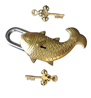 Serrure à cadenas en laiton fait main, grand modèle, avec 2 clés, en acier, en fer, en aluminium, déverrouillage par empreinte digitale, serrure de porte, fabricant indien, exportation mondiale