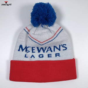 Hot Selling Professional High Quality Unisex Fleece <b>Beanie</b> Caps Custom Color Breathable 100% Cotton <b>Waterproof</b> 3D Embroidery - Product Image 3