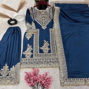 ชุดสูทงานปักลายทำจากผ้าไหมชินอนบริสุทธิ์ดีไซน์ล่าสุด - Product Image 1