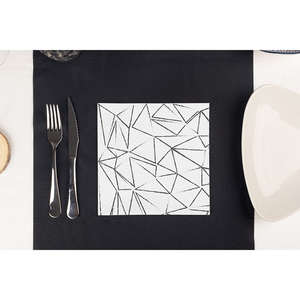 Tovaglioli Bianchi 40x40cm 70gsm con Stampa Originale 600pz B2B - Product Image 2