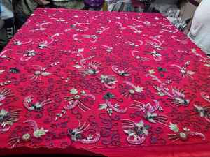 Handmade Luxury Beaded <b>Fabric</b> for Women Indian Exporter's Embroidered Pattern Nonwoven Technics for Party & Wedding Dress - Product Image 6