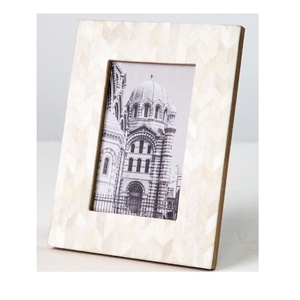 Hot Selling Cream Color Bone Inlay Picture Photo <b>Frame</b> Table Top Desk Photo <b>Frame</b> Handmade Bone Inlay Photo <b>Frame</b> - Product Image 3