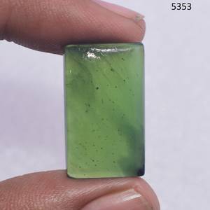 Cabujón de jade de nefrita natural, cabujones de piedras preciosas de Jade de nefrita verde, cabujón de Jade de nefrita suelta, fabricación de joyas, piedras a granel - Product Image 2