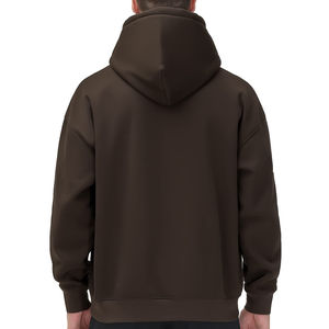 Sweat à capuche design avec logo personnalisé pour hommes style pull-over avec polaire tricotée anti-rétrécissement et anti-rides respirante OEM - Product Image 5