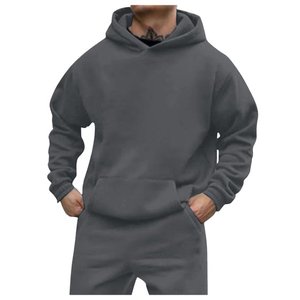 Sweat-shirt à capuche décontracté pour hommes et femmes, couleur unie, personnalité de la rue pour l'hiver, logo personnalisé, cadeaux de marque de premier ordre - Product Image 6