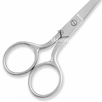 Ciseaux à cuticules en acier inoxydable, lame droite, outil de manucure de précision, tranchant, durable, pour droitiers, professionnel, beauté