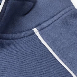 ชุดวอร์มใส่วิ่งของผู้ชายผ้าโพลีเอสเตอร์100% ได้ตามต้องการชุดวอร์มมีฮู้ดสีพื้นซักได้สำหรับฤดูหนาว - Product Image 3