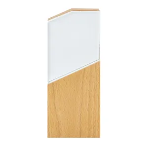 Trofeo Personalizzato Karol in Legno e Vetro, Accessori per Trofei, Medaglie e Targhe - Product Image 1