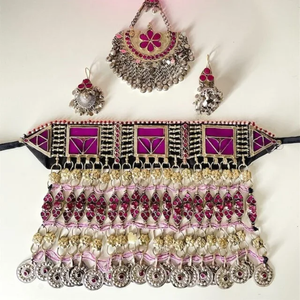 Parures de bijoux tribaux afghans Kuchi polies à la main, style bohème vintage, qualité supérieure pour femmes - Product Image 4