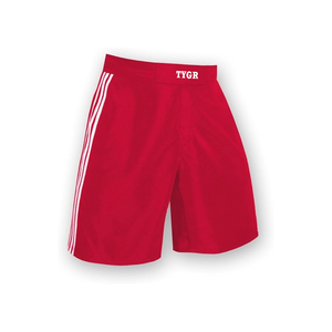 กางเกงขาสั้นผ้าโพลีเอสเตอร์พิมพ์ลายซับลิเมชันทนทานออกแบบมาสำหรับการฝึก MMA สำหรับยิมและ BJJ กางเกงขาสั้นฝึกซ้อม - Product Image 1