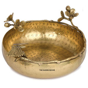Cuenco Decorativo de Latón Hecho a Mano para Decoración del Hogar y Jardín, el Mejor Latón Moderno Personalizado y Elegante para Decoración del Hogar - Product Image 1