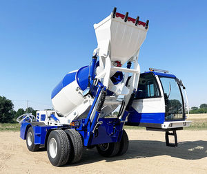 Bomba mezcladora de hormigón móvil de alta eficiencia, planta fija de mezcla de agregados con capacidad de 5000 kg, con motor de caja de cambios y rodamientos. - Product Image 3