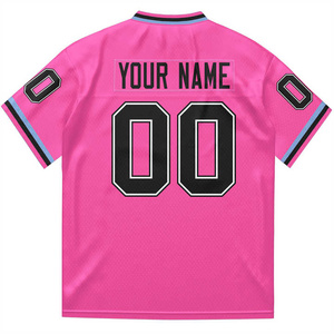 Camiseta de fútbol americano profesional diseñada para partidos intensos con opción de numeración personalizada y fútbol americano completo - Product Image 4
