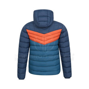 แจ็กเก็ตปลาปักเป้าเข้ารูปแบบเท่ๆสำหรับผู้ชายน้ำหนักเบามีแผ่นรองคอเสื้อด้านหน้า - Product Image 3