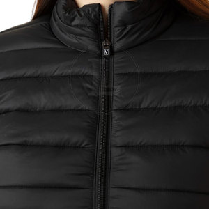 Veste matelassée pour femme en nylon respirant, couleur personnalisée, coupe-vent, vêtements d'hiver tendance - Product Image 5