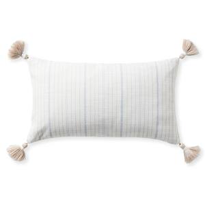 Fundas de cojines de algodón tejidas con rayas azules decorativas con patrón sólido geométrico moderno para la decoración del sofá del dormitorio del hogar - Product Image 5