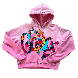 Sweat à capuche pour hommes Boxy avec épaules tombantes Logo personnalisé DTG Impression numérique de pierres précieuses 500 Plus GSM 100% Sweats à capuche surdimensionnés en coton - Product Image 1