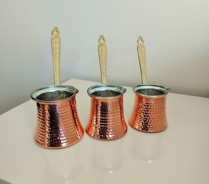 กาชงกาแฟอาหรับตุรกีอุปกรณ์ตกแต่งบ้านสำหรับกรีกทองเหลือง - Product Image 3