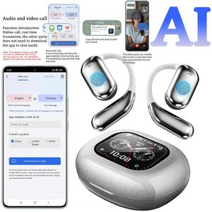 Auriculares Inalámbricos OWS YYK-Q16 Pro con Pantalla Táctil a Todo Color y Función de Traducción de Idiomas Permanente y Gratuita - Product Image 1