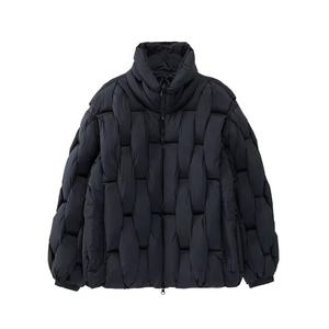 Custom Hooded Windproof Puffer <b>Jacket</b> for Men Insulated Winter <b>Quilted</b> Coat - Product Image 3