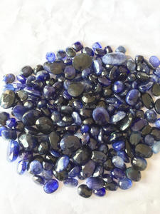 Saphir bleu naturel de qualité AAA certifié IGI traité thermiquement pour les accessoires de bijoux - Product Image 4