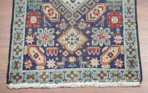 Personnalisable 2x3 géométrique Oriental Vintage Floral laine tapis noué à la main Design traditionnel en différentes couleurs tailles pique-niques - Product Image 4