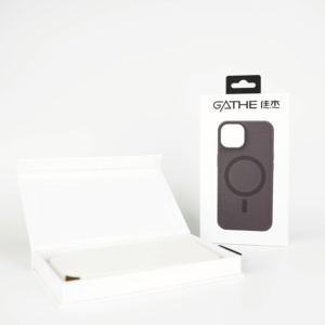 Rỗng di động điện thoại di động Trường hợp hộp gói với móc áo biểu tượng tùy chỉnh giấy cứng nhắc ngăn kéo Hộp bao bì trượt ra hộp giấy - Product Image 4