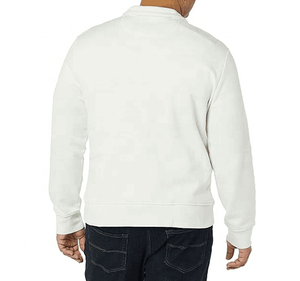Wholesale Streetwear High Quality 100%Cotton <b>Men</b> 1/4 <b>Quarter</b> <b>Zip</b> Street Wear Thermal Breathable Sweatshirts For <b>Men</b> - Product Image 4