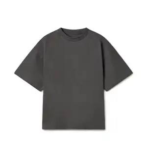 High-Quality Wide Boxy Blank T-Shirt: Heavyweight Cotton Material, Oversized Fit Available in Black and White for Men