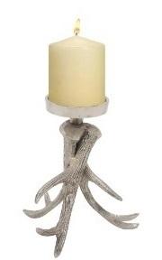 Portavelas de diseñador de asta de metal alto pulido dorado brillante fundido de aluminio hecho de alta calidad estándar a bajo precio - Product Image 6