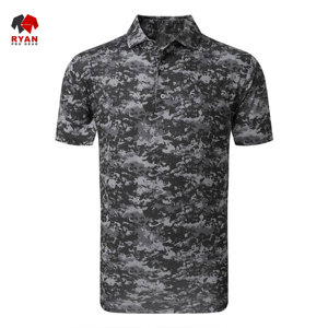 Chemises polo personnalisées Ryan Pro Gear pour hommes avec logo personnalisé, tissu respirant, design ODM écologique - Product Image 2