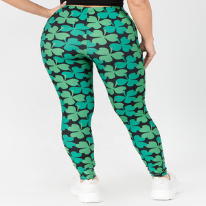 Meilleur vente en gros personnalisé marque Sublimation nouveau 2023 Design femme taille haute femmes Leggings Design avec 100% Spandex / Polyester - Product Image 4