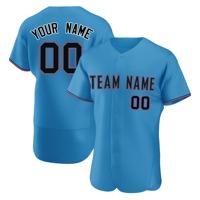 Maillots de baseball personnalisés de bonne qualité, vêtements d'équipe, manches courtes, 100% polyester, élégants et confortables pour les fans de sport et un usage occasionnel