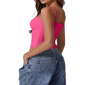 Taille haute Hot Spicy Sexy Crop Top Camisoles Débardeurs pour femmes - Product Image 5