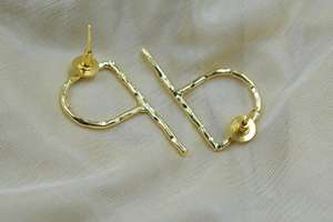 Venta superior de alta calidad "P" palabras chapado en oro joyería para mujeres y niñas - Product Image 4