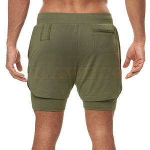 Shorts de sport pour hommes de qualité supérieure, style streetwear, taille mi-haute, couleur personnalisée, service OEM, fabriqué au Pakistan - Product Image 3
