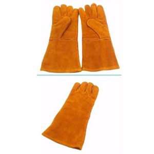 Meilleure vente de gants de soudage en cuir fendu respirant extrêmement résistants à la chaleur coutures parfaites pour les gants de sécurité au travail Pakistan - Product Image 2
