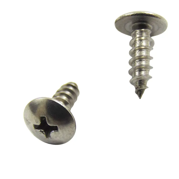 Xử lý nhiệt kẽm mạ Giàn đầu tự khai thác vít phần cứng Fastener Pan đầu vít M3 hoàn toàn ren tùy chỉnh bao bì