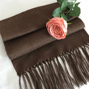 Chemin de table en jute naturel et coton simple de couleur personnalisée centre de table de vacances pour les mariages et la décoration intérieure pour les hôtels - Product Image 1