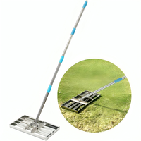 Râteau Niveleur de Pelouse Robuste Anand Engineering Corporation avec Barre de Connexion Rapide en Acier Thermolaqué – Outil de Nivellement de Jardin