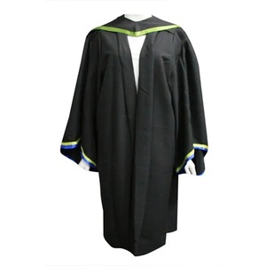 Túnica de Graduación Académica al por Mayor, Bata de Estudiante con Birrete y Borla, Proveedor de Ropa Formal de Graduación Duradera - Product Image 1